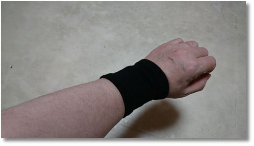 手首のサポーター