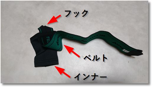 手首のサポーター