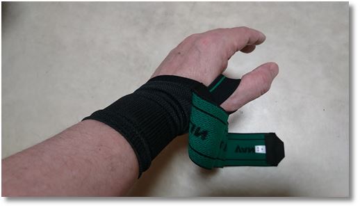 手首のサポーター