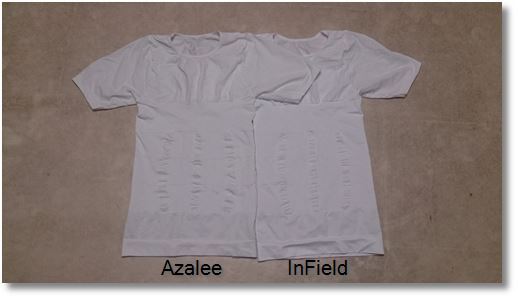 AzaleeとInField比較 正面