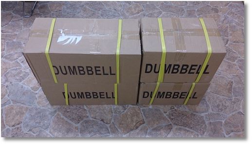 ブロックダンベル 段ボール