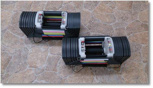 組み合わせたブロックダンベル