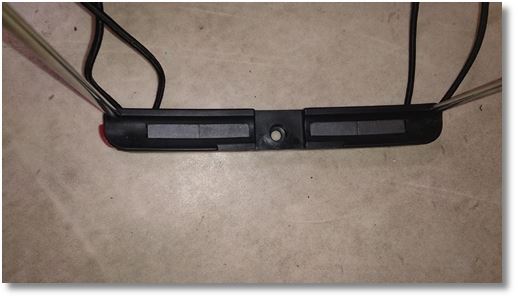 ブロックダンベルの磁石が付いているサイドピン