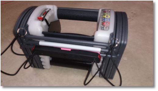 40ポンドのブロックダンベル